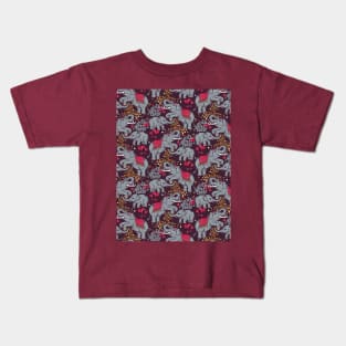 Thai elephants family Kids T-Shirt